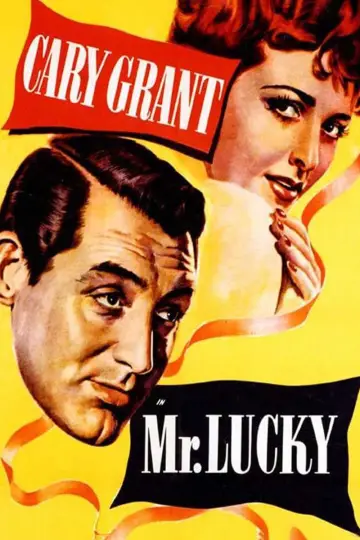 Poster to the movie "Mr. Lucky" #1590333