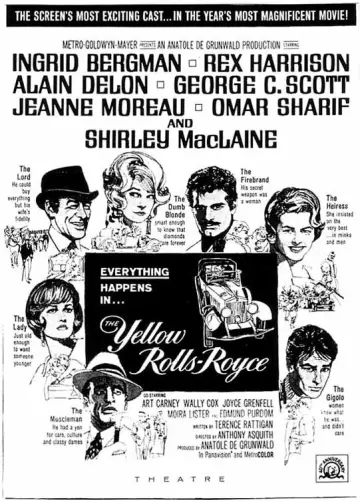 Poster to the movie "The Yellow Rolls-Royce" #1853894