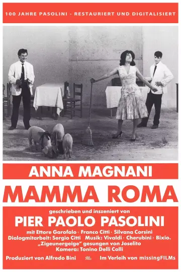 Poster to the movie "Mamma Roma" #183104
