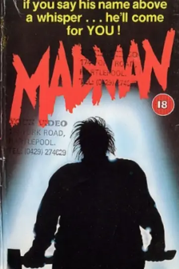 Poster to the movie "Madman" #1059162