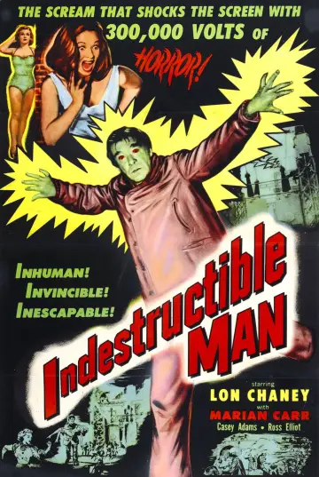 Poster to the movie "Indestructible Man" #1108780