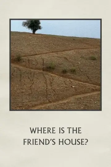 Poster to the movie "Where Is My Friend