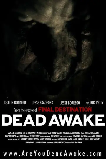 Poster to the movie "Dead Awake" #1585764