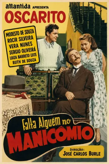 Falta Alguém no Manicômio Poster