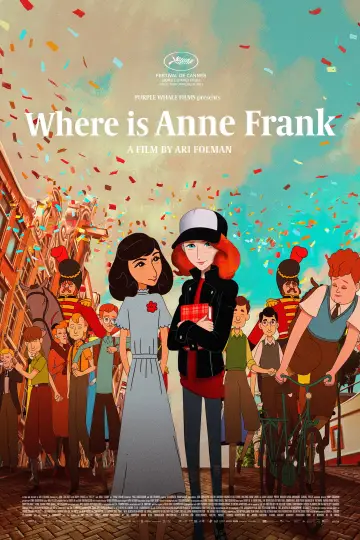 Poster to the movie "Where Is Anne Frank" #1019620