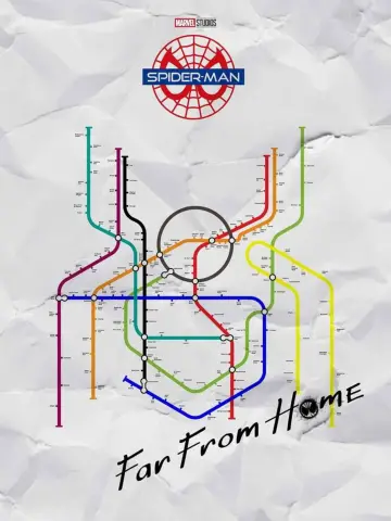 Poster to the movie "Spider-Man: Far From Home" #1214979