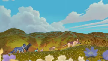 Backdrop to the movie "A Dog