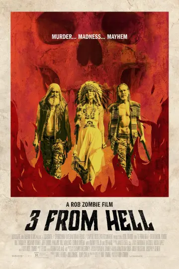 Poster to the movie "3 from Hell" #116114
