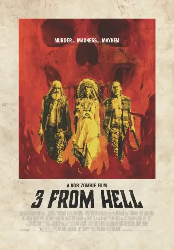 Poster to the movie "3 from Hell" #116119