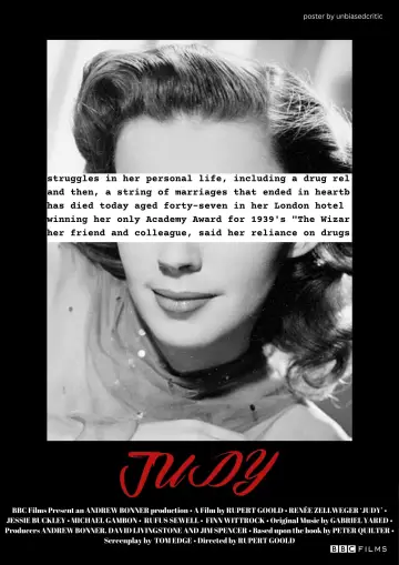 Poster to the movie "Judy" #609765