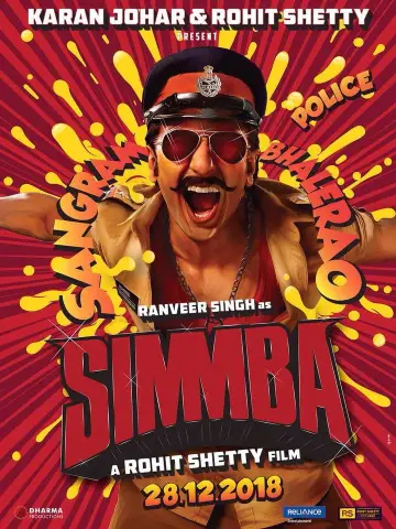 Poster to the movie "Simmba" #1047587