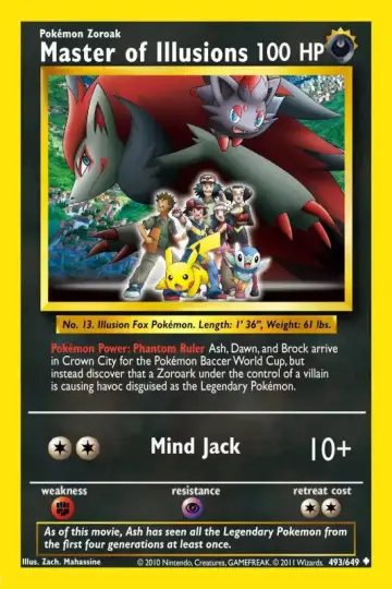 Poster to the movie "Pokémon: Zoroark - Master of Illusions" #937265