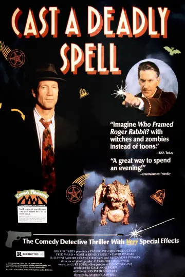 Poster to the movie "Cast a Deadly Spell" #1191560