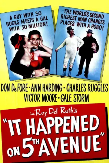 Poster to the movie "It Happened on Fifth Avenue" #1070205