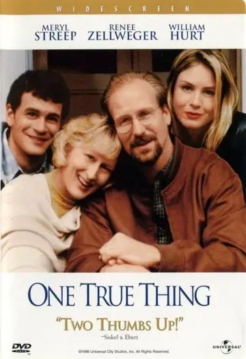 Poster to the movie "One True Thing" #1065544