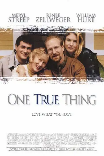 Poster to the movie "One True Thing" #1065546