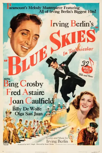 Poster to the movie "Blue Skies" #673333