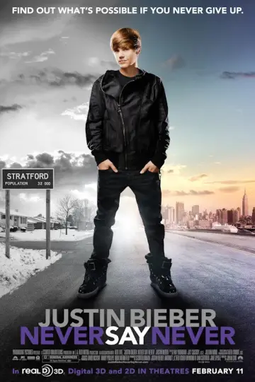Poster to the movie "Justin Bieber: Never Say Never" #1581665