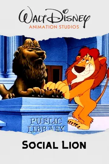 Lion Social Poster