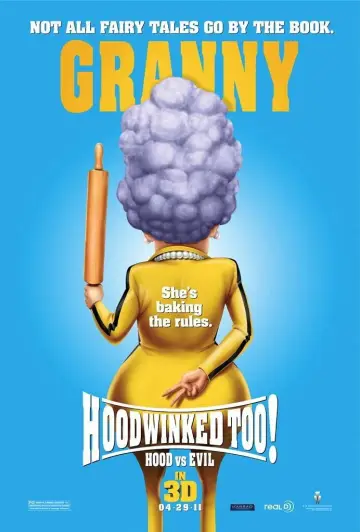 Poster to the movie "Hoodwinked Too! Hood VS. Evil" #877960