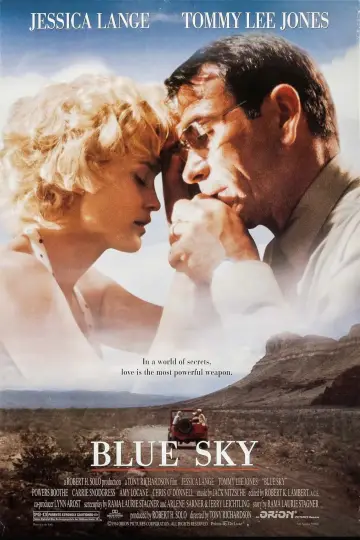Poster to the movie "Blue Sky" #901815