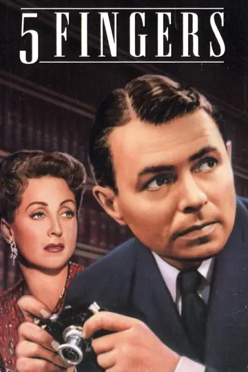 Poster to the movie "5 Fingers" #1124885