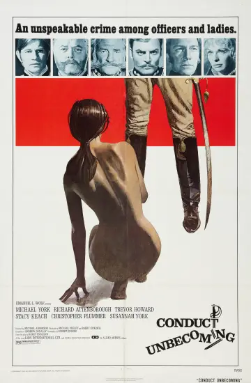 Poster to the movie "Conduct Unbecoming" #1120362