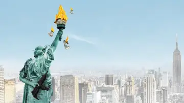 Backdrop to the movie "The Fall of the American Empire" #1013246