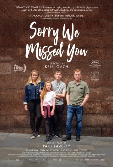 Poster to the movie "Sorry We Missed You" #220984