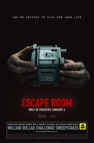 Poster to the movie "Escape Room" #281322