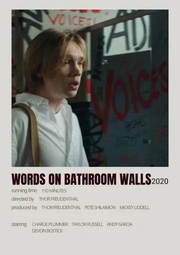 Words on Bathroom Walls