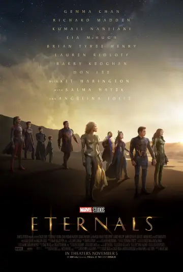 Poster to the movie "Eternals" #172817