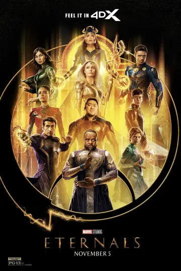 Poster to the movie "Eternals" #588758