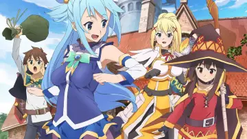 Backdrop to the movie "KONOSUBA – God
