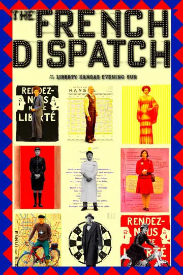 Poster to the movie "The French Dispatch of the Liberty, Kansas Evening Sun" #654939