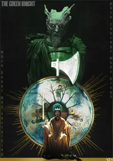 Poster to the movie "The Green Knight" #670218