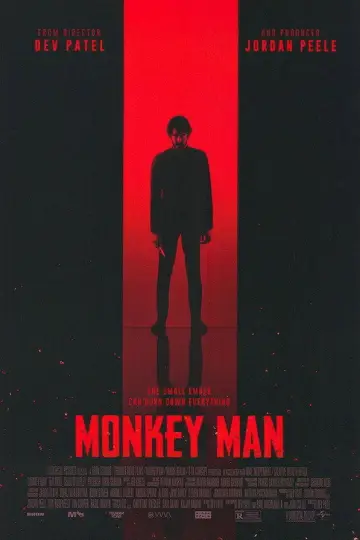 Poster to the movie "Monkey Man" #1627693