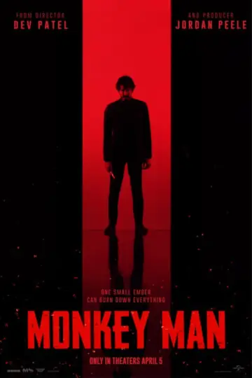 Poster to the movie "Monkey Man" #441999