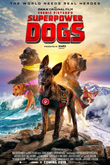 Poster to the movie "Superpower Dogs" #1907842