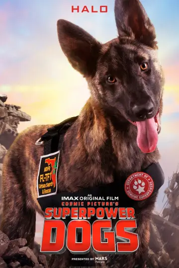 Poster to the movie "Superpower Dogs" #1907844