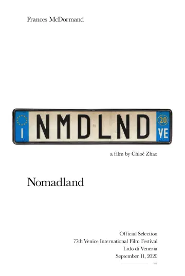 Poster to the movie "Nomadland" #92165