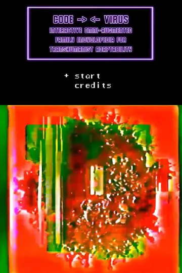 CODE VIRUS Interactive Omni-Augmented Family Encyclopedia For Transhumanist Adaptability Poster