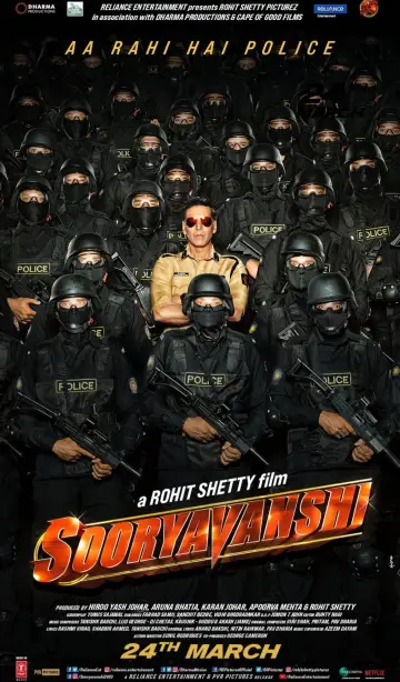 Poster to the movie "Sooryavanshi" #1007580