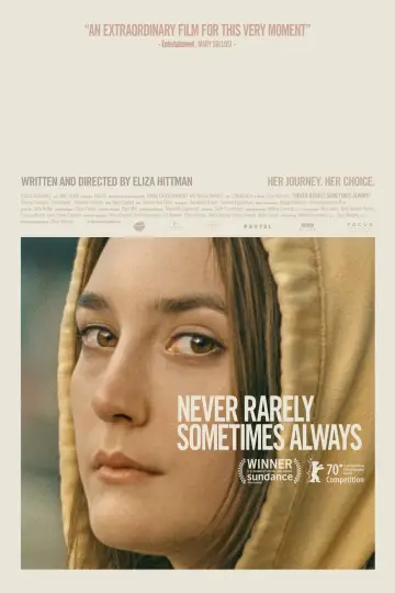 Poster to the movie "Never Rarely Sometimes Always" #103985
