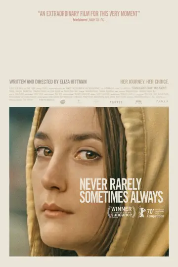 Poster to the movie "Never Rarely Sometimes Always" #990463