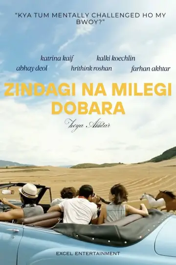 Poster to the movie "Zindagi Na Milegi Dobara" #1632952