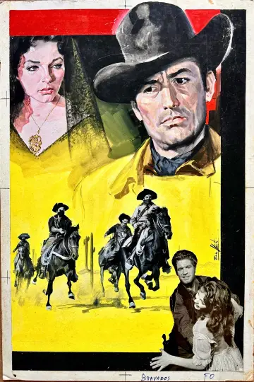 Poster to the movie "The Bravados" #1633510
