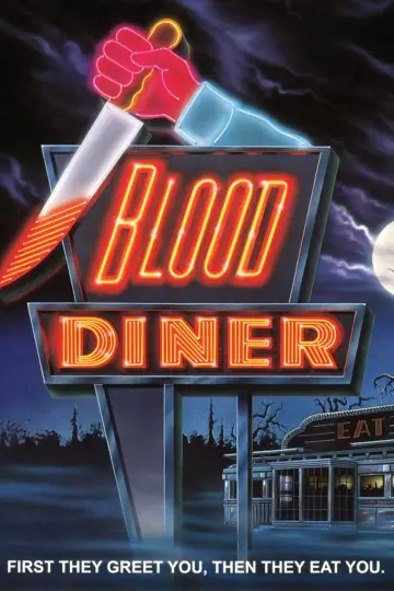 Poster to the movie "Blood Diner" #734960