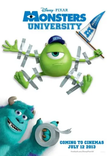 Poster to the movie "Monsters University" #788626