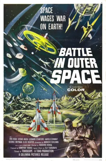 Poster to the movie "Battle in Outer Space" #1114704
